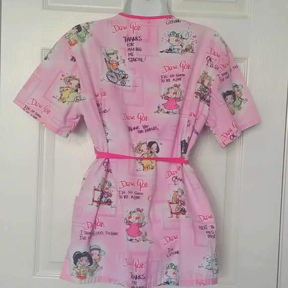 Dear God Scrub Top ( Cherokee) XS - Picture 6 of 7